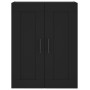 Tall black plywood sideboard 69.5x34x180 cm by vidaXL, Sideboards - Ref: Foro24-3199770, Price: 208,40 €, Discount: %