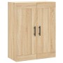 Aparador alto madera contrachapada color roble 69,5x34x180 cm de vidaXL, Aparadores - Ref: Foro24-3199772, Precio: 198,78 €, ...