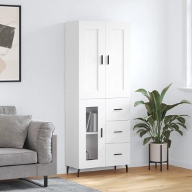 Tall white plywood sideboard 69.5x34x180 cm by vidaXL, Sideboards - Ref: Foro24-3199953, Price: 185,99 €, Discount: %