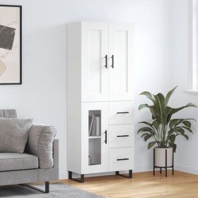 Tall white plywood sideboard 69.5x34x180 cm by vidaXL, Sideboards - Ref: Foro24-3199961, Price: 171,71 €, Discount: %