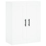 Aparador alto madera contrachapada blanco 69,5x34x180 cm de vidaXL, Aparadores - Ref: Foro24-3199961, Precio: 171,61 €, Descu...