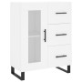 Aparador alto madera contrachapada blanco 69,5x34x180 cm de vidaXL, Aparadores - Ref: Foro24-3199961, Precio: 171,61 €, Descu...