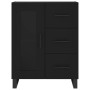 Tall black plywood sideboard 69.5x34x180 cm by vidaXL, Sideboards - Ref: Foro24-3199962, Price: 188,47 €, Discount: %