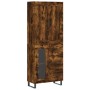 Aparador alto madera contrachapada roble ahumado 69,5x34x180 cm de vidaXL, Aparadores - Ref: Foro24-3199966, Precio: 173,50 €...