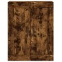 Aparador alto madera contrachapada roble ahumado 69,5x34x180 cm de vidaXL, Aparadores - Ref: Foro24-3199966, Precio: 173,50 €...