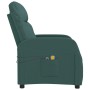 Electric massage chair dark green fabric by vidaXL, Electric massage chairs - Ref: Foro24-3073612, Price: 216,40 €, Discount: %