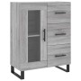 Aparador alto madera contrachapada gris sonoma 69,5x34x180 cm de vidaXL, Aparadores - Ref: Foro24-3199967, Precio: 178,68 €, ...