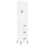 Tall white plywood sideboard 34.5x34x180 cm by vidaXL, Sideboards - Ref: Foro24-3200193, Price: 119,19 €, Discount: %