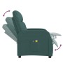 Electric massage chair dark green fabric by vidaXL, Electric massage chairs - Ref: Foro24-3073612, Price: 216,40 €, Discount: %