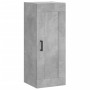 Aparador de madera contrachapada gris hormigón 34,5x34x180 cm de vidaXL, Aparadores - Ref: Foro24-3200197, Precio: 112,00 €, ...