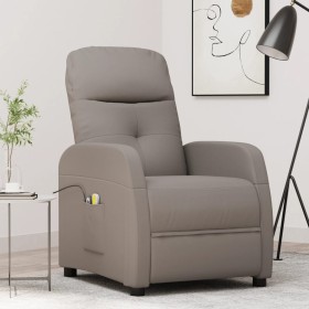 Electric massage chair taupe gray fabric by vidaXL, Electric massage chairs - Ref: Foro24-3073614, Price: 212,99 €, Discount: %