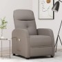 Electric massage chair taupe gray fabric by vidaXL, Electric massage chairs - Ref: Foro24-3073614, Price: 212,21 €, Discount: %