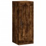 Aparador de madera contrachapada roble ahumado 34,5x34x180 cm de vidaXL, Aparadores - Ref: Foro24-3200198, Precio: 111,57 €, ...