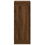 Aparador alto madera contrachapada roble marrón 34,5x34x180 cm de vidaXL, Aparadores - Ref: Foro24-3200200, Precio: 118,46 €,...