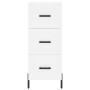 Tall white plywood sideboard 34.5x34x180 cm by vidaXL, Sideboards - Ref: Foro24-3200201, Price: 127,99 €, Discount: %