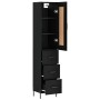 Black plywood sideboard 34.5x34x180 cm by vidaXL, Sideboards - Ref: Foro24-3200202, Price: 121,73 €, Discount: %