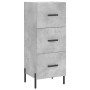 Aparador de madera contrachapada gris hormigón 34,5x34x180 cm de vidaXL, Aparadores - Ref: Foro24-3200205, Precio: 117,67 €, ...