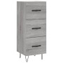 Aparador alto madera contrachapada gris Sonoma 34,5x34x180 cm de vidaXL, Aparadores - Ref: Foro24-3200231, Precio: 106,89 €, ...