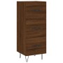 Tall brown oak plywood sideboard 34.5x34x180 cm by vidaXL, Sideboards - Ref: Foro24-3200232, Price: 107,99 €, Discount: %