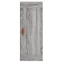 Aparador alto madera contrachapada gris Sonoma 34,5x34x180 cm de vidaXL, Aparadores - Ref: Foro24-3200367, Precio: 96,49 €, D...