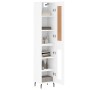 Tall white plywood highboard 34.5x34x180 cm by vidaXL, Sideboards - Ref: Foro24-3200401, Price: 100,83 €, Discount: %