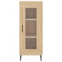 Aparador de madera contrachapada roble Sonoma 34,5x34x180 cm de vidaXL, Aparadores - Ref: Foro24-3200404, Precio: 96,99 €, De...