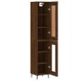 Tall oak brown plywood highboard 34.5x34x180 cm by vidaXL, Sideboards - Ref: Foro24-3200408, Price: 101,99 €, Discount: %