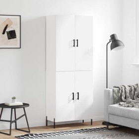 High glossy white plywood sideboard 69.5x34x180 cm by vidaXL, Sideboards - Ref: Foro24-3195685, Price: 162,52 €, Discount: %