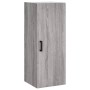 Aparador alto madera contrachapada gris Sonoma 34,5x34x180 cm de vidaXL, Aparadores - Ref: Foro24-3199047, Precio: 100,99 €, ...