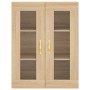 Aparador alto madera contrachapada color roble 69,5x34x180 cm de vidaXL, Aparadores - Ref: Foro24-3198260, Precio: 163,07 €, ...