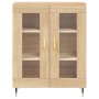 Aparador alto madera contrachapada color roble 69,5x34x180 cm de vidaXL, Aparadores - Ref: Foro24-3198260, Precio: 163,07 €, ...