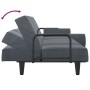 Dark gray velvet sofa bed with armrests by vidaXL, Sofas - Ref: Foro24-351895, Price: 269,77 €, Discount: %