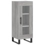 Aparador alto madera contrachapada gris Sonoma 34,5x34x180 cm de vidaXL, Aparadores - Ref: Foro24-3200415, Precio: 103,75 €, ...