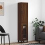 Tall brown oak plywood sideboard 34.5x34x180 cm by vidaXL, Sideboards - Ref: Foro24-3200416, Price: 103,99 €, Discount: %