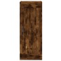 Aparador de madera contrachapada roble ahumado 34,5x34x180 cm de vidaXL, Aparadores - Ref: Foro24-3200422, Precio: 94,62 €, D...