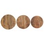 Beistelltische 3 Stück raues Mangoholz von vidaXL, Seitentische - Ref: Foro24-320686, Preis: 101,53 €, Rabatt: %