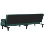 Sofá cama con reposabrazos terciopelo verde oscuro de vidaXL, Sofás - Ref: Foro24-351896, Precio: 267,36 €, Descuento: %