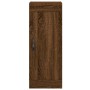 Aparador alto madera contrachapada roble marrón 34,5x34x180 cm de vidaXL, Aparadores - Ref: Foro24-3200424, Precio: 94,99 €, ...