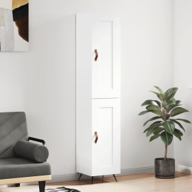 Tall white plywood sideboard 34.5x34x180 cm by vidaXL, Sideboards - Ref: Foro24-3200425, Price: 95,49 €, Discount: %