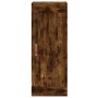 Aparador de madera contrachapada roble ahumado 34,5x34x180 cm de vidaXL, Aparadores - Ref: Foro24-3200430, Precio: 94,99 €, D...