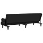 Sofá cama con reposabrazos terciopelo negro de vidaXL, Sofás - Ref: Foro24-351898, Precio: 262,99 €, Descuento: %