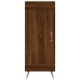 Aparador alto madera contrachapada roble marrón 34,5x34x180 cm de vidaXL, Aparadores - Ref: Foro24-3200432, Precio: 109,09 €,...