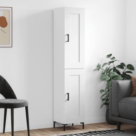 Tall white plywood sideboard 34.5x34x180 cm by vidaXL, Sideboards - Ref: Foro24-3200449, Price: 106,37 €, Discount: %