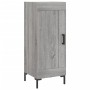 Aparador alto madera contrachapada gris Sonoma 34,5x34x180 cm de vidaXL, Aparadores - Ref: Foro24-3200455, Precio: 106,99 €, ...