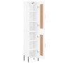 High glossy white plywood sideboard 34.5x34x180 cm by vidaXL, Sideboards - Ref: Foro24-3200459, Price: 112,26 €, Discount: %