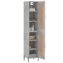 Concrete gray plywood sideboard 34.5x34x180 cm by vidaXL, Sideboards - Ref: Foro24-3200461, Price: 102,99 €, Discount: %