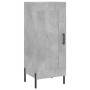 Aparador de madera contrachapada gris hormigón 34,5x34x180 cm de vidaXL, Aparadores - Ref: Foro24-3200461, Precio: 102,17 €, ...