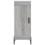 Aparador alto madera contrachapada gris Sonoma 34,5x34x180 cm de vidaXL, Aparadores - Ref: Foro24-3200463, Precio: 108,40 €, ...