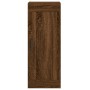 Aparador alto madera contrachapada roble marrón 34,5x34x180 cm de vidaXL, Aparadores - Ref: Foro24-3200464, Precio: 109,93 €,...