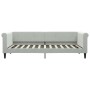 Sofá cama terciopelo gris claro 90x200 cm de vidaXL, Camas y somieres - Ref: Foro24-354244, Precio: 222,47 €, Descuento: %